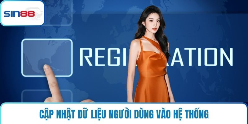 Cập nhật dữ liệu người dùng vào hệ thống